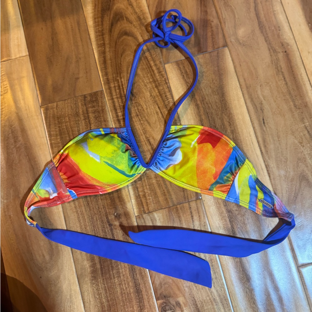 Hurley Colorful Halter Bikini Top